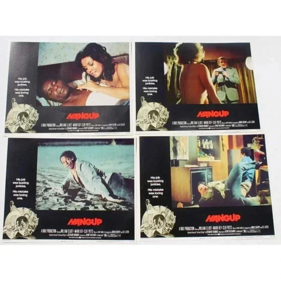 8 Vtg Hang Up William Elliott Movie Promo Film Press Kit Lobby Card Style B - Picture 2 of 3